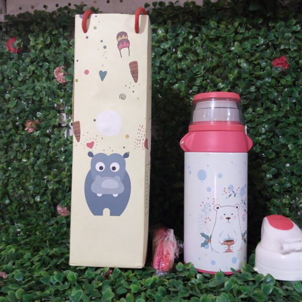 2 in 1 Vacuum Flask for Little Children (500ml)