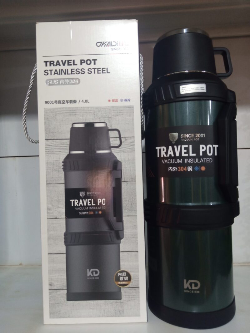 Insulated Travel Pot Portable Tea Pot Vacuum 4L