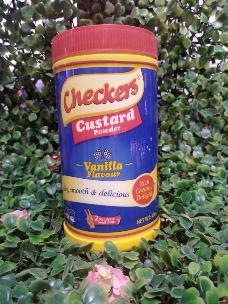 Checkers Vanilla custard flavour. 400g