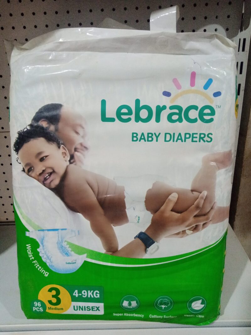 Lebrace Baby Diapers size 3 (4-9kg)