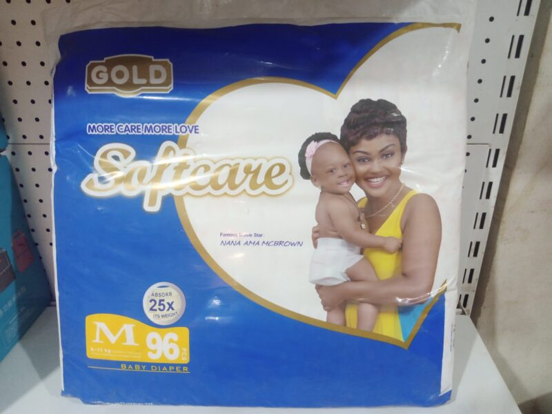 Softcare Gold Meduim-96pcs- (6-11kg)