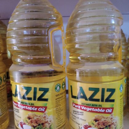 Laziz refined soya oil. 3L