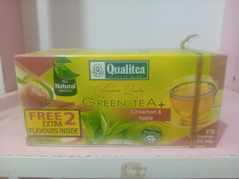 Qualitea Natural Green Tea + Cinnamon & Apple