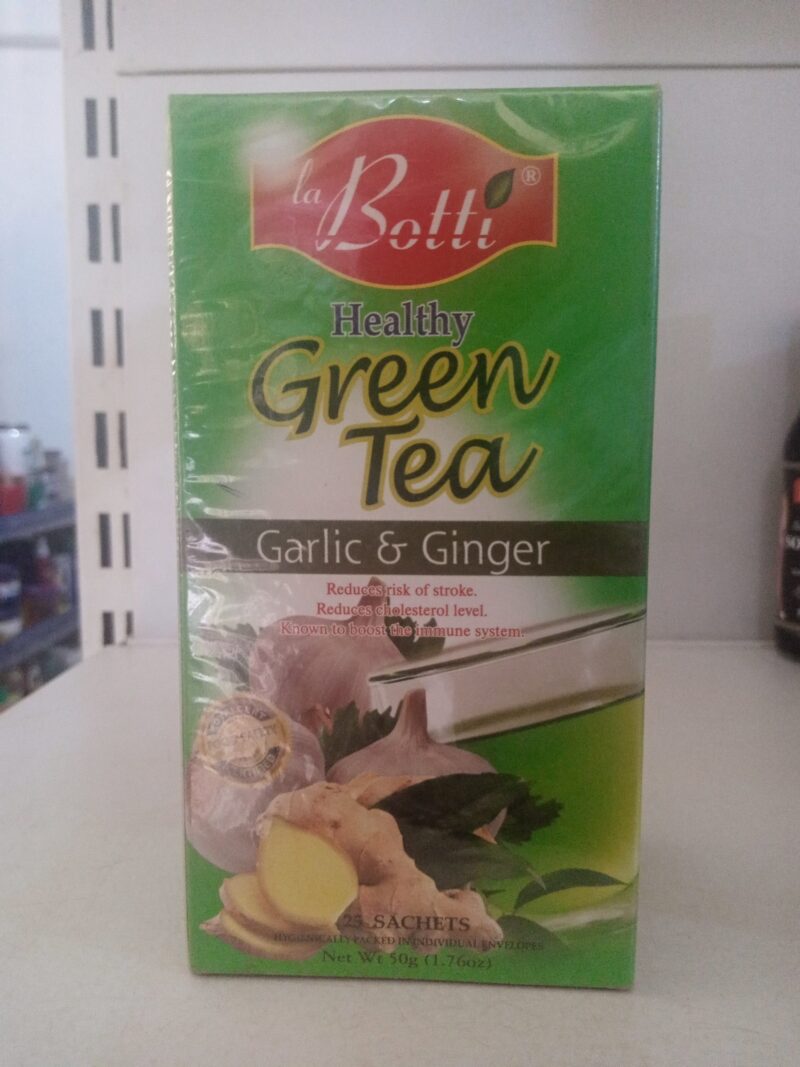 La Botti Healthy Green Tea Garlic & Ginger