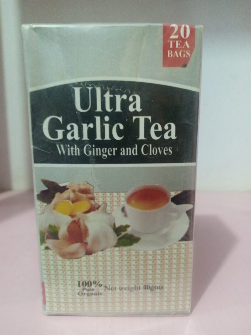 Ultra Garlic Tea with Ginger and Cloves. 20 tea bags