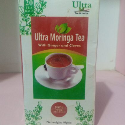 Ultra Moringa Tea with Ginger & Cloves. 20 tea bags