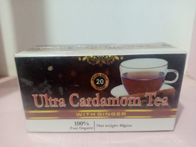 Ultra Cardamon Tea with Ginger 40g 20 tea bags
