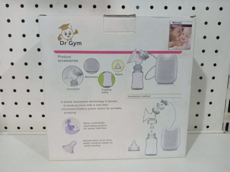 Dr gym electric  Breast Pump comfortable and quicker pumping - Image 2