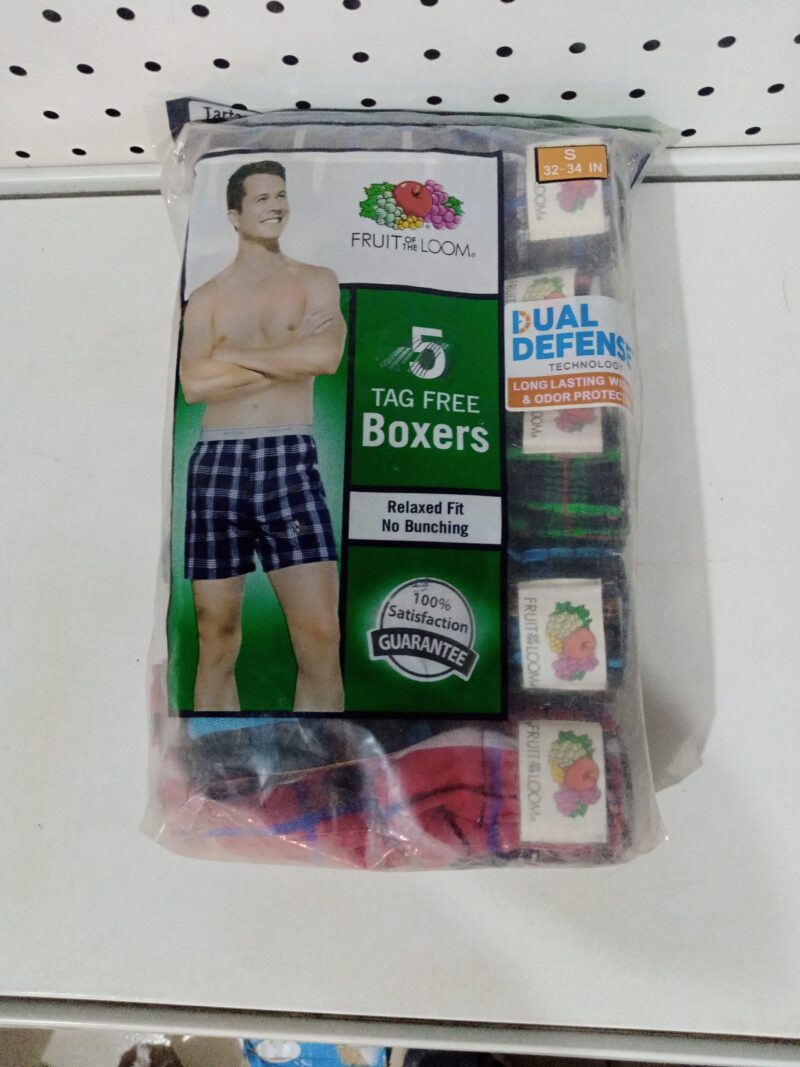 5 in 1 flower tag boxers for men