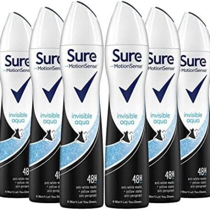 Sure women Invisible aqua 48hrs anti-perspirant  48hrs spray. -250ml