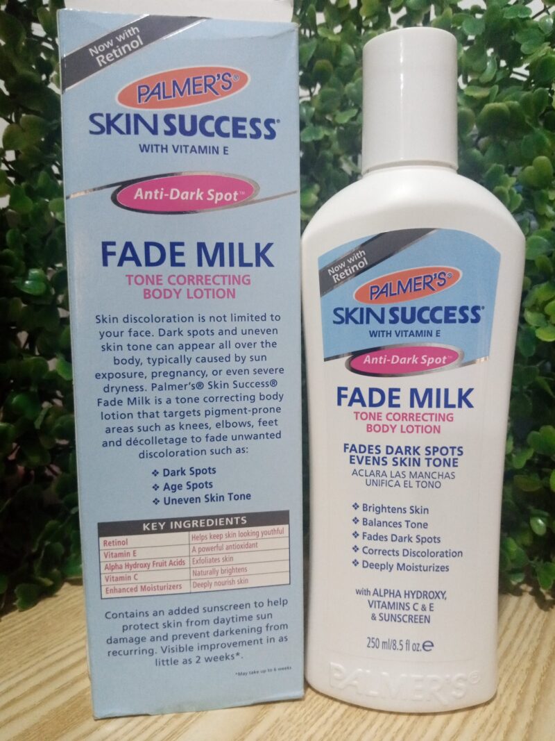 Fade milk Anti-dark spot tone correcting body lotion -250ml - Image 2