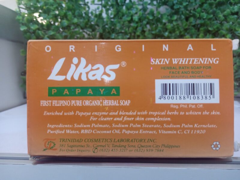 Likas Papaya Skin Whitening Herbal Soap 250g - Image 2