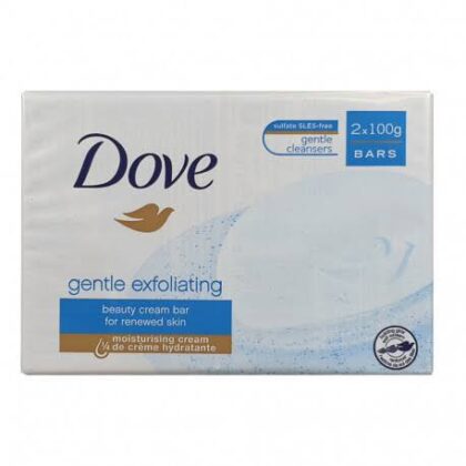 Dove Gentle Exfoliating Beauty bar soap 2×100
