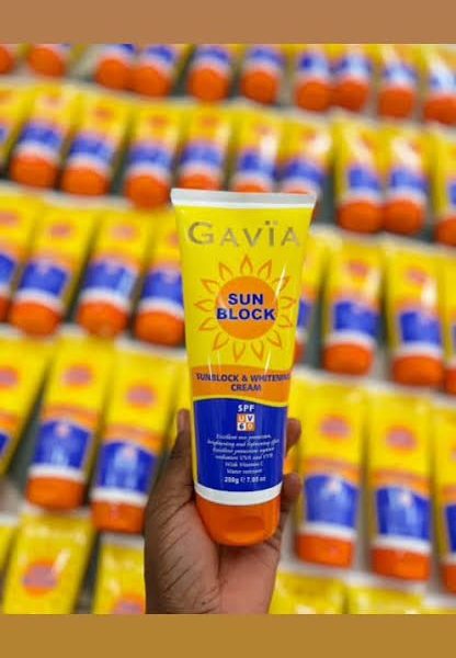 Gavia Sun Block Sunblock & Brightening Cream 200g