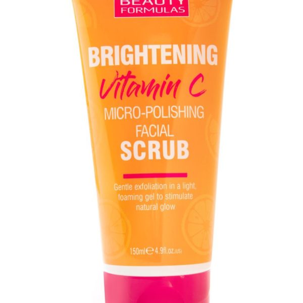 Beauty Formulas Brightening Vitamin C Facial Scrub 150ml
