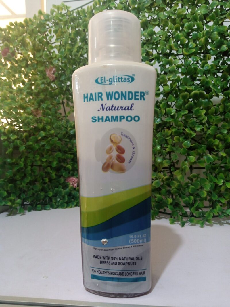 El- glittas hair Wonder Natural Shampoo -500ml