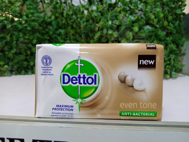 New Dettol Even tone Anti-bacterial soap 160g