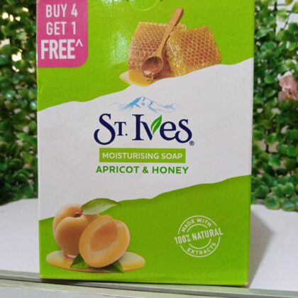 St Ives Apricot and Honey Moisturizing Soap 5X125g