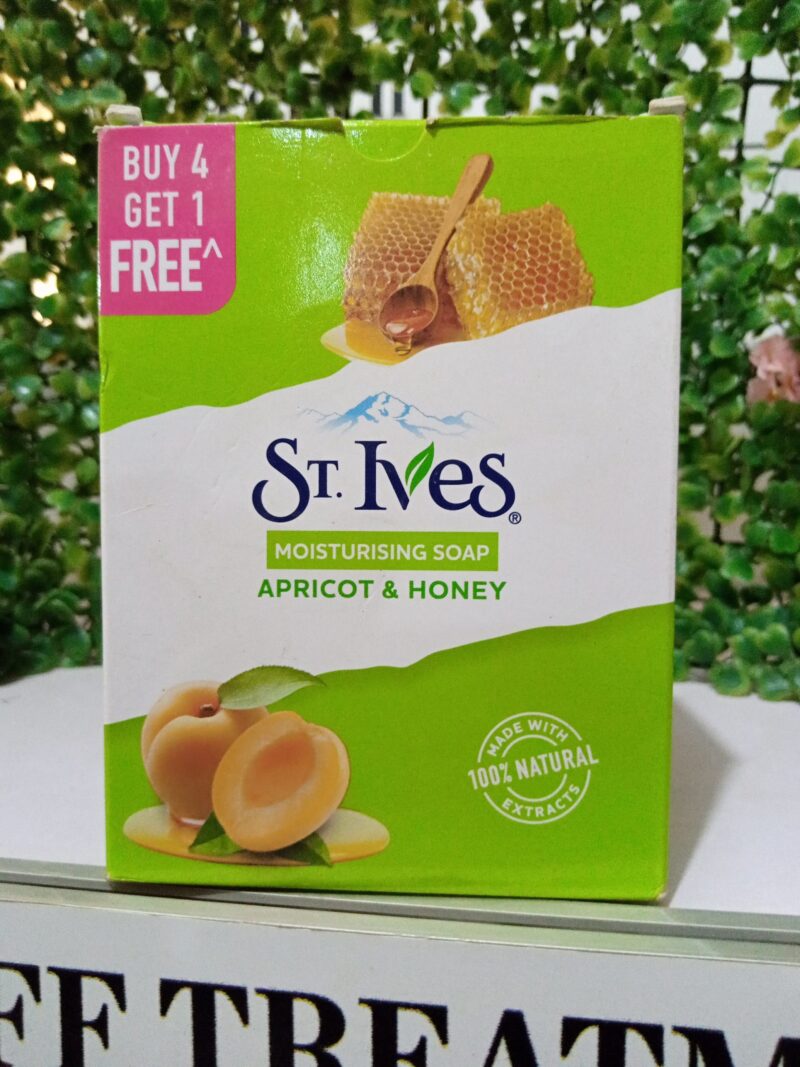 St Ives Apricot and Honey Moisturizing Soap 5X125g
