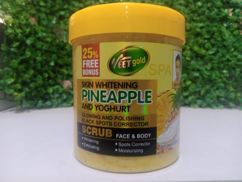 VEET GOLD Skin Whitening pineapple & Yoghurt 500g