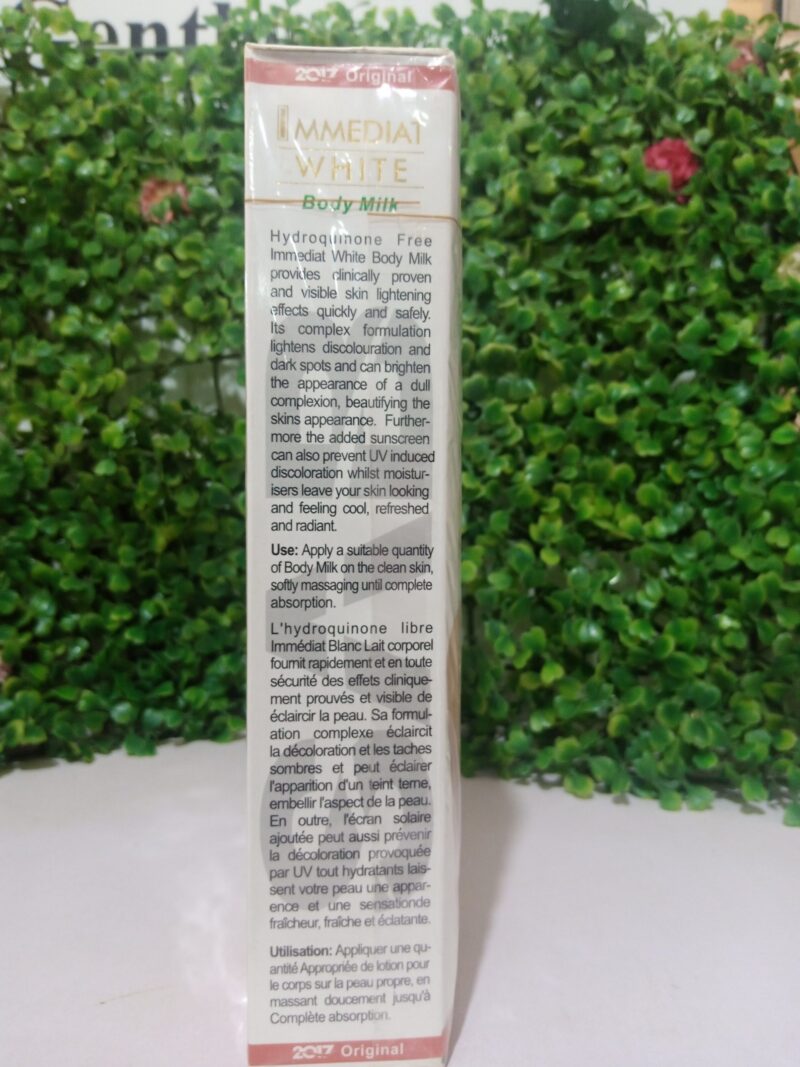 Immediat White Body whitening and beautifying Maxi-tone Milk -400ml - Image 2