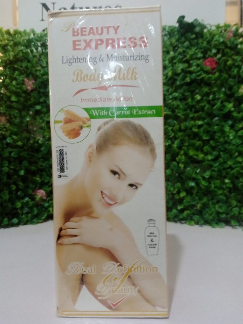 Beauty Express Lightening & Moisturizing Body cream with carrot extract