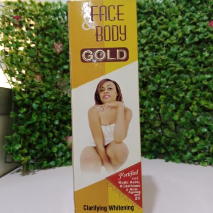 Face and body Gold clarifying whitening Lotion -250ml