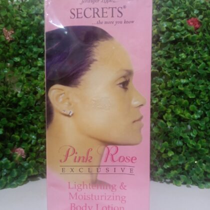 Jennifer Lopez Secrets Pink Rose Lightening and Moisturizing lotion