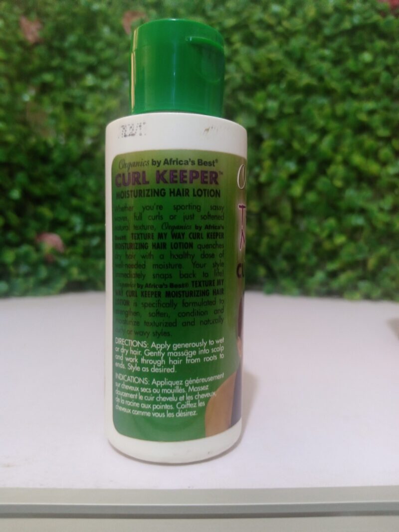 Organic Texture my Way Curl keeper Moisturizing hair lotion -59ml - Image 2
