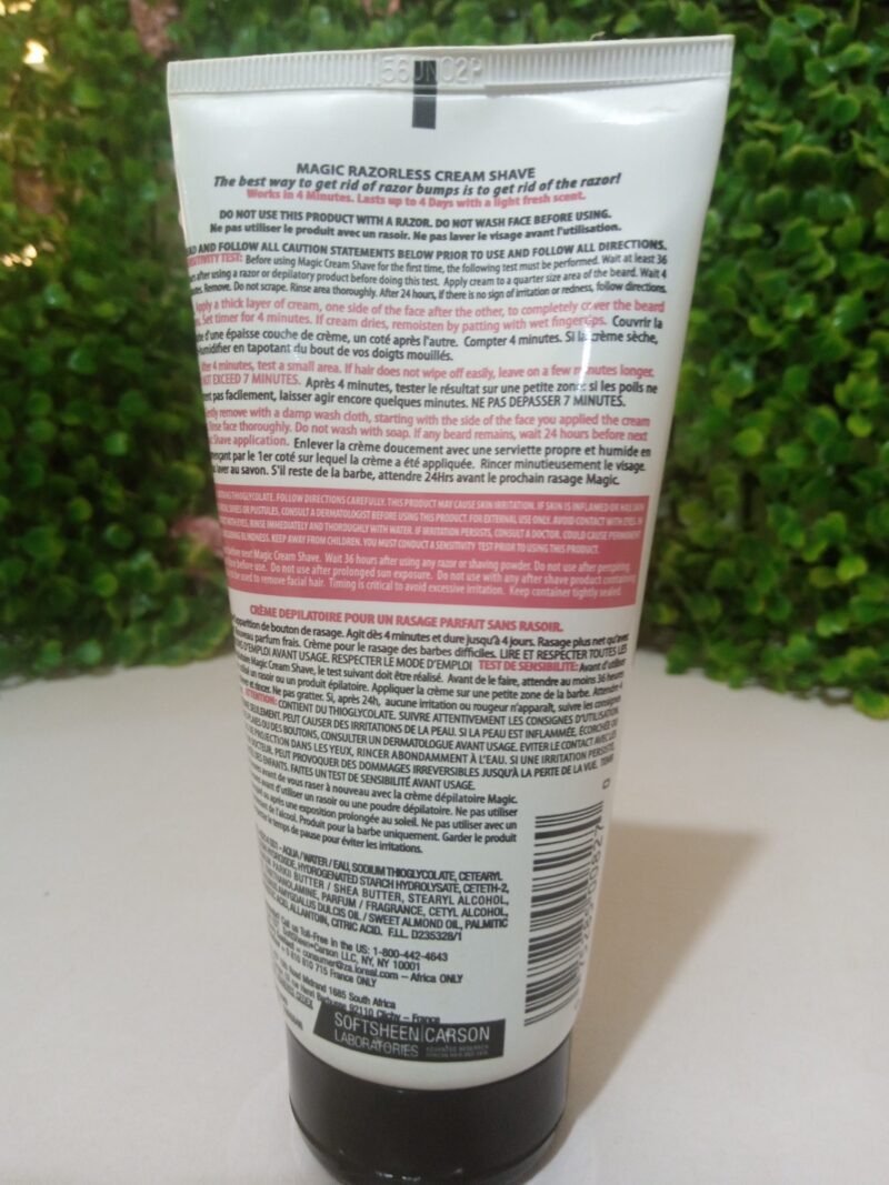 Magic Razorless Cream Shave 170g - Image 2