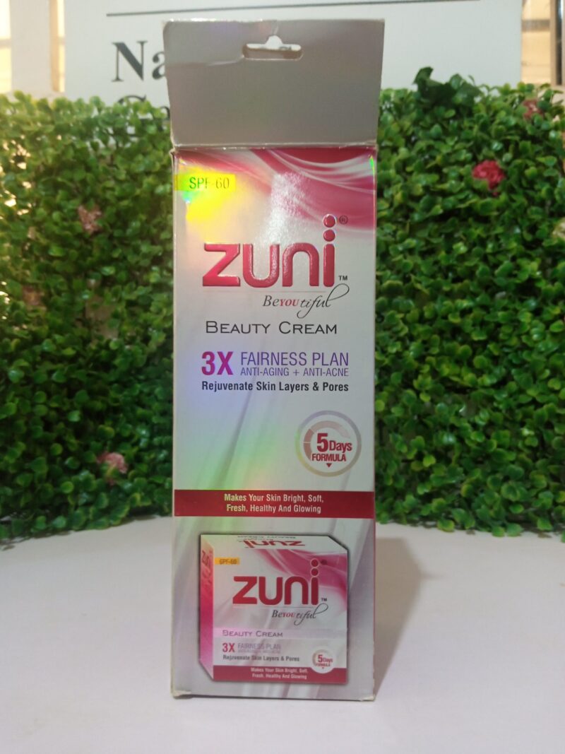 Zuni Beauty Cream 3X Fairness Anti-Aging + Anti-Acne - Image 2