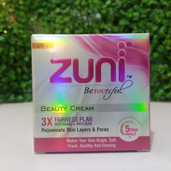 Zuni Beauty Cream 3X Fairness Anti-Aging + Anti-Acne