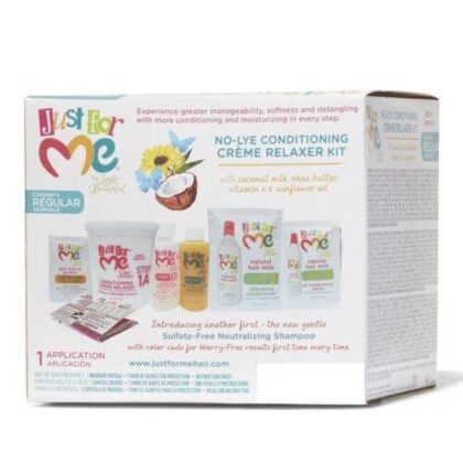 Jusy for Me No-lye Conditioning Cream relaxer kit
