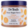 Dr Teals Shea Butter Body Scrub citrus Essential Oils with vitamin C 538g