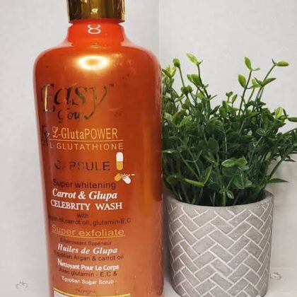 Easy Glow carrot and Glupa Celebrity wash 1000ml