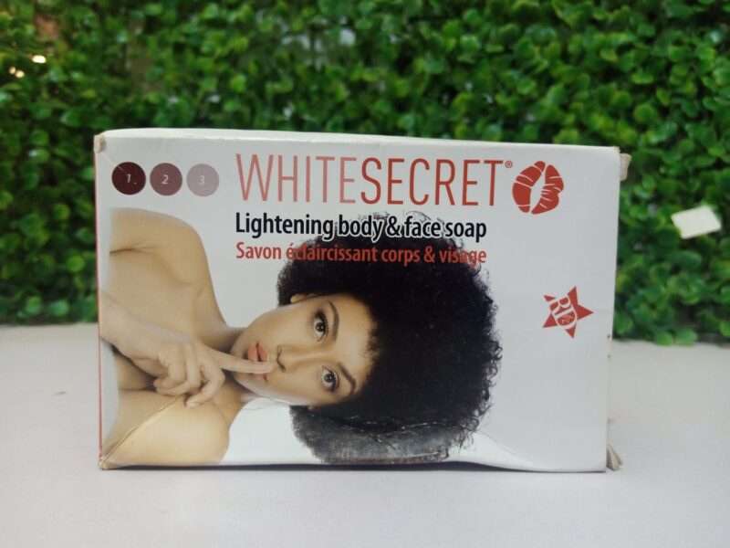 White Secret lightening body and face soap