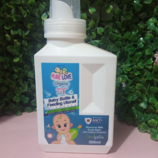 Pure Love Organic Baby Bottle and feeding utensil -500ml