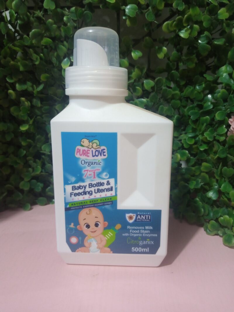 Pure Love Organic Baby Bottle and feeding utensil -500ml
