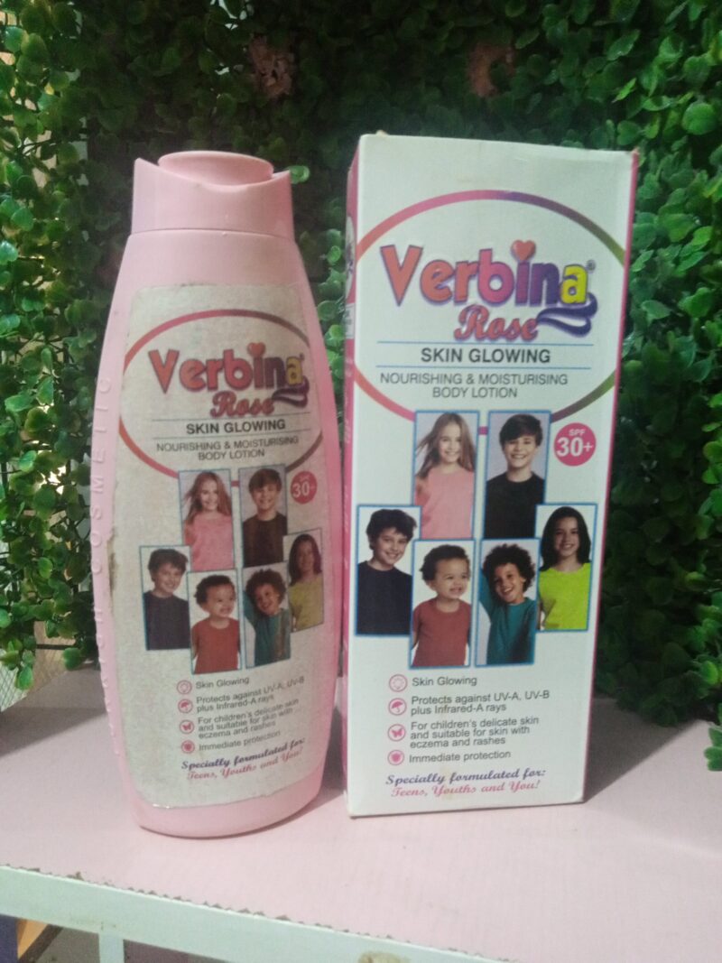 Verbina Rose Skin Glowing body lotion 350ml - Image 2