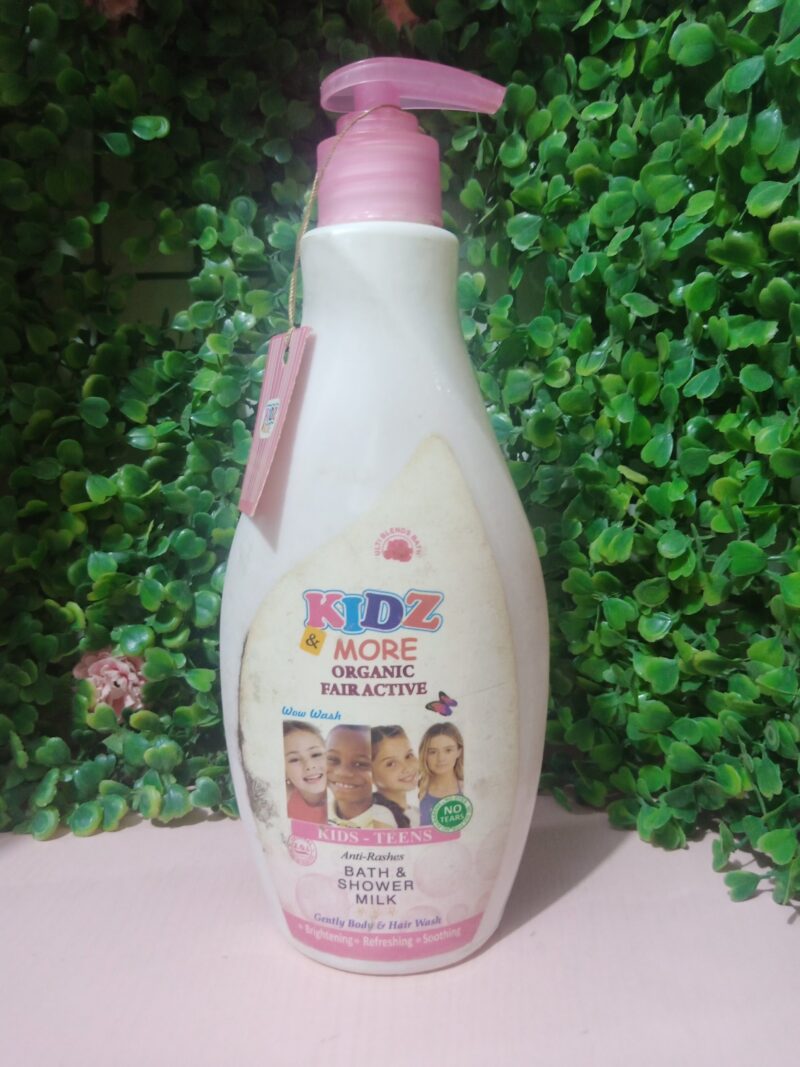 Kidz & More organic fair Active Anti-Rashes Bath & Shower Milk -400ml