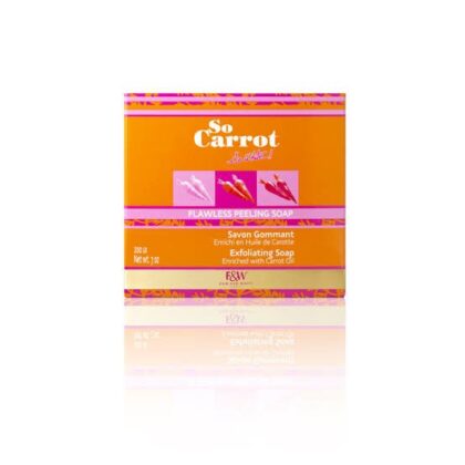 Fair & White so Carrot Exfoliating soap -200g