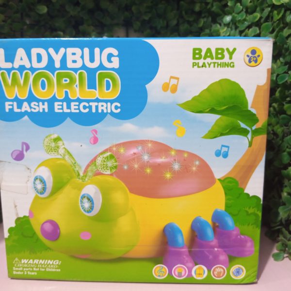 Ladybug flash electric baby play toy