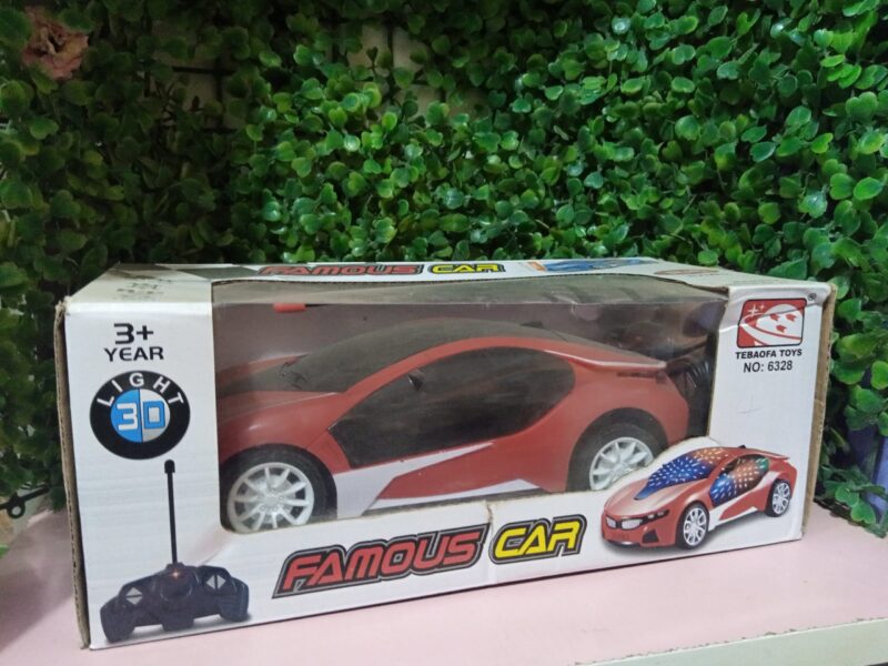 3D famous rides with remote control