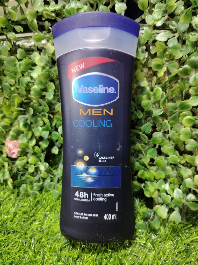 Vaseline Men Cooling 48hrs Moisturizing.
 400ml