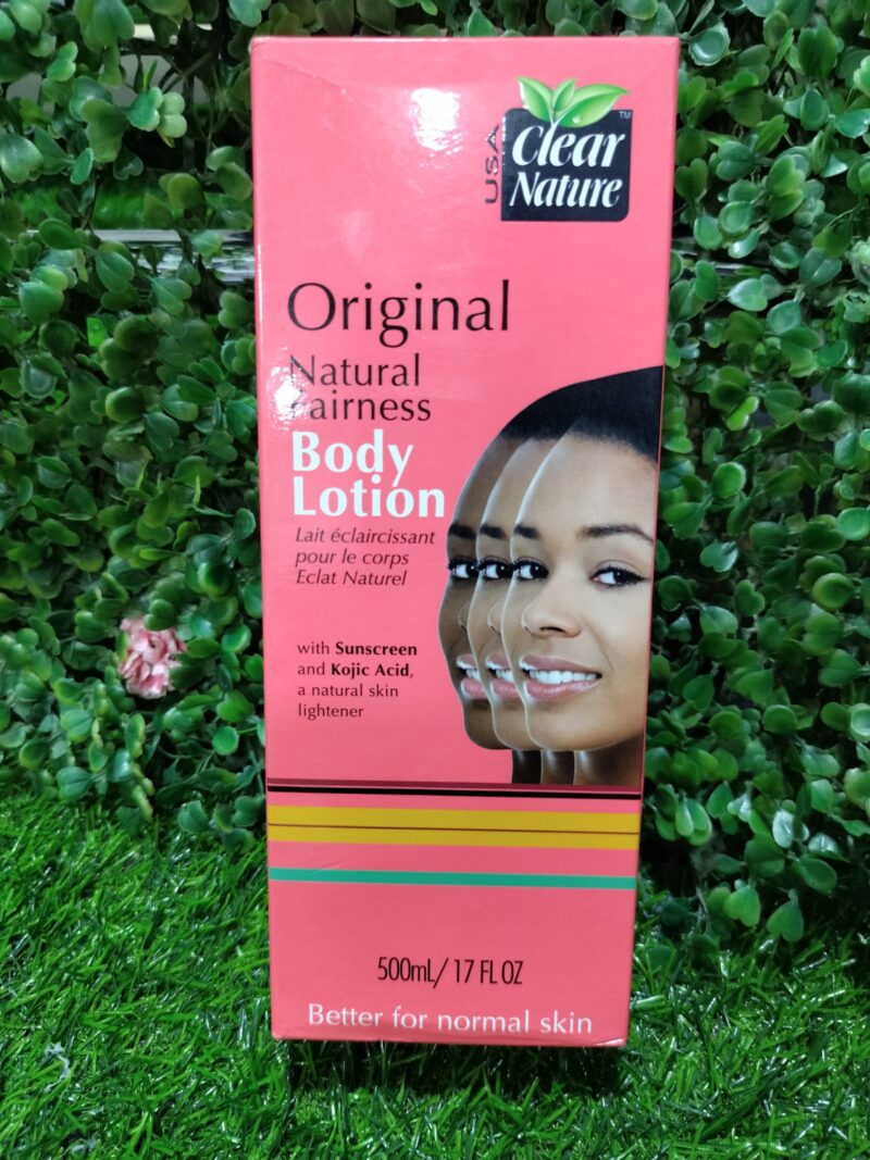 Clear Nature Original Body Lotion. 500ml
