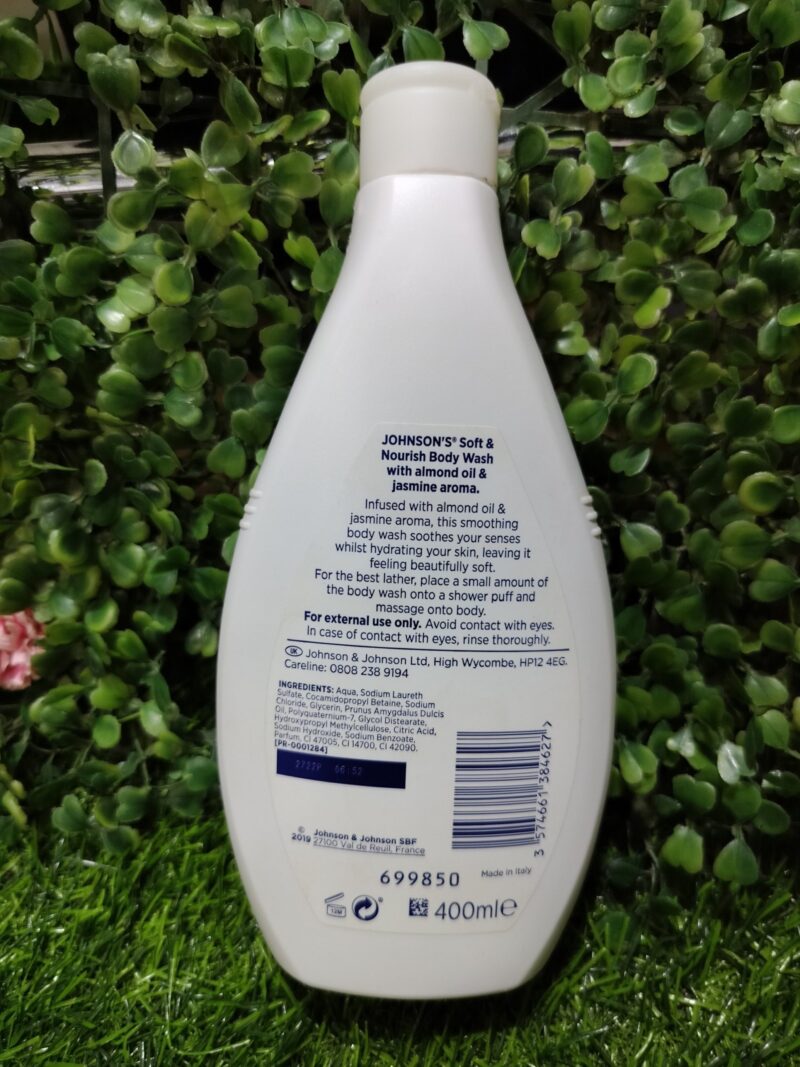 Johnson's Soft & Nourish Body Wash. 400ml - Image 2