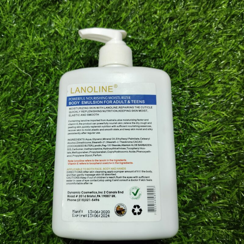 LANOLINE BODY EMULSION . 500ML - Image 2