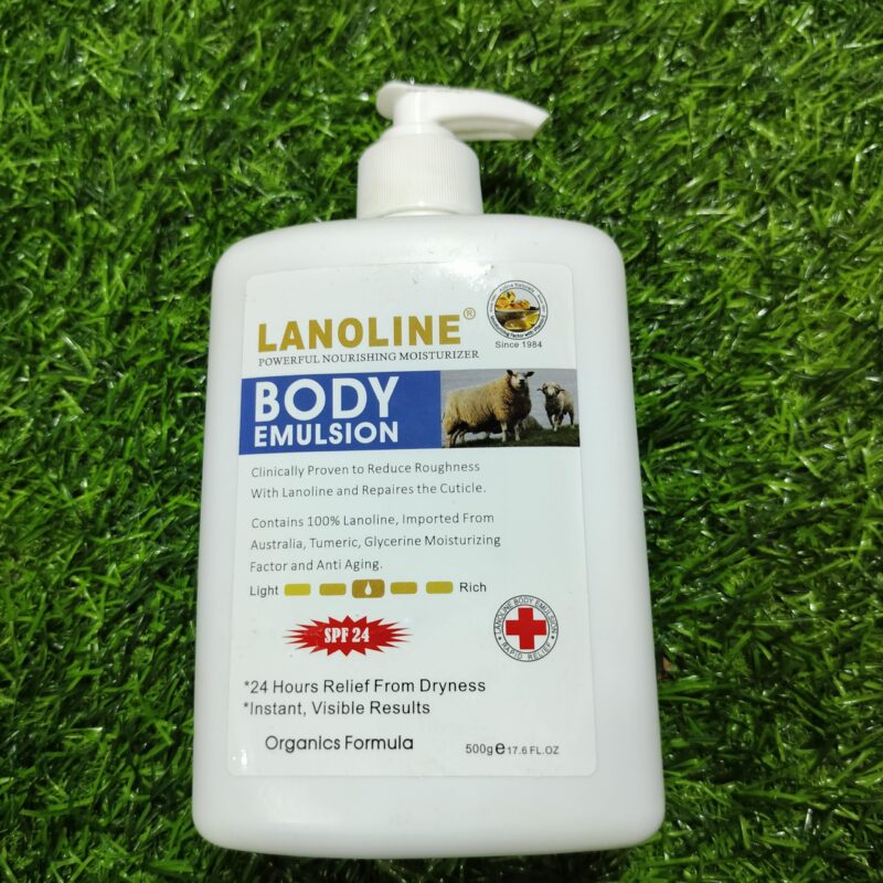 LANOLINE BODY EMULSION . 500ML