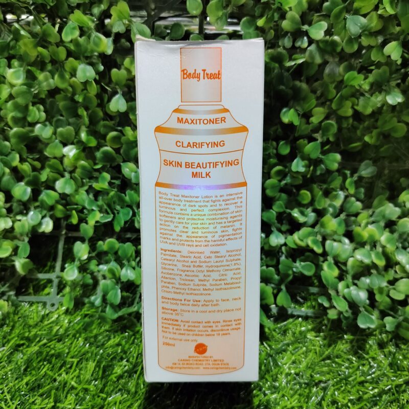 Body Treat Clarifying Skin Beautifying Milk 250ml - Image 2