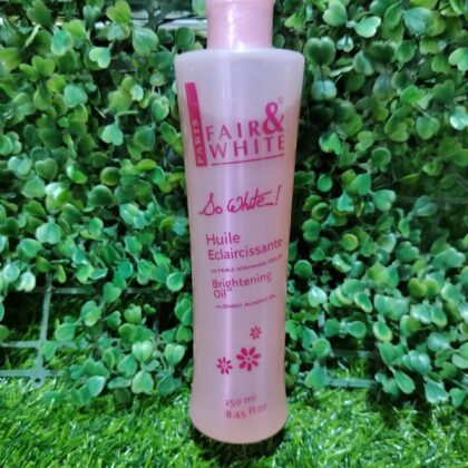 Fair and White so White Brightening Oil.